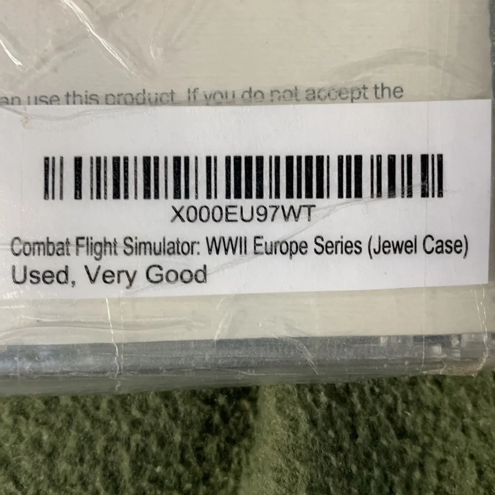 Microsoft Combat Flight Simulator. World War 2 Europe series. Jewel case.